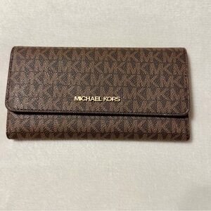 Michael Kors Signature Brown Wallet